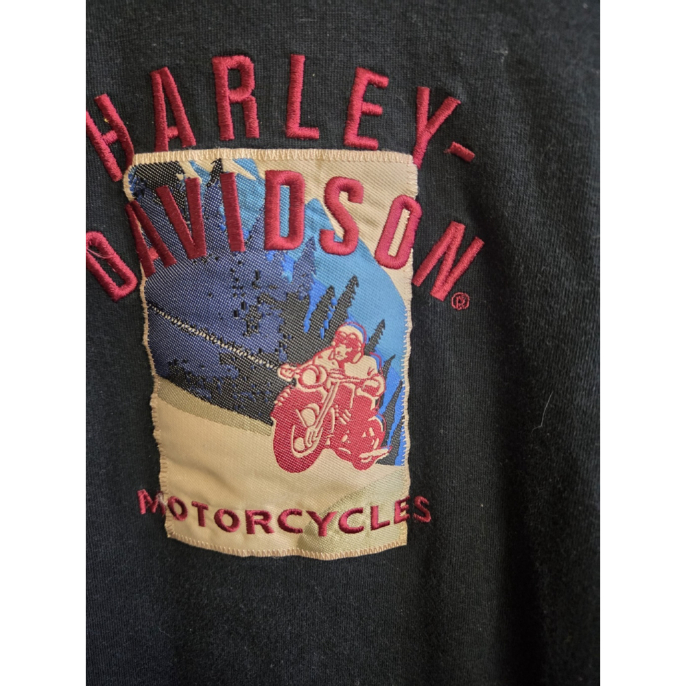 Harley-Davidson Men's Embroidered Logo Long Sleeve Size M - Picture 2 of 6